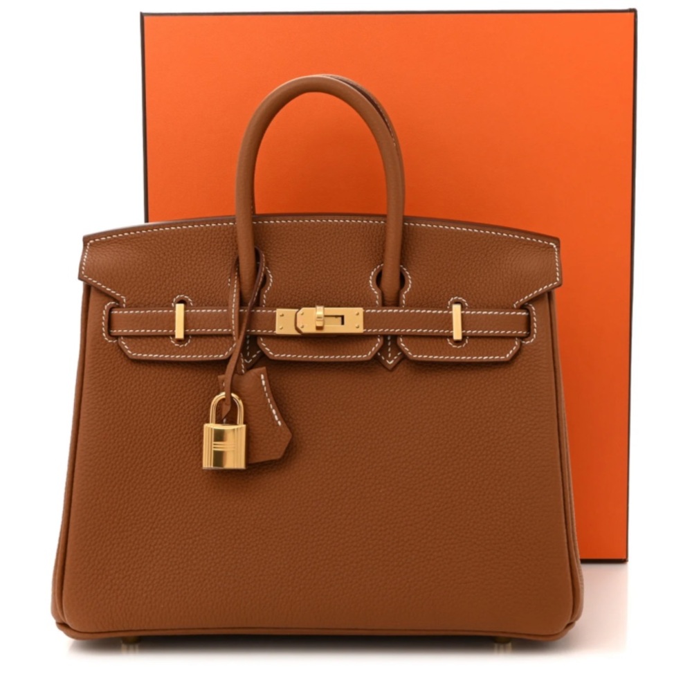 Authentic Brand New Hermes Birkin 25 Togo Leather